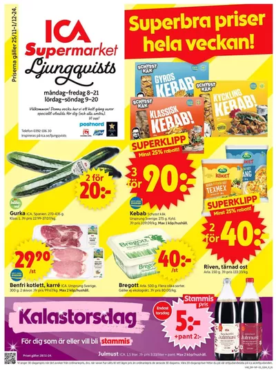 ICA Supermarket-katalog i Baskarp | Exklusiva fynd | 2024-11-25 - 2024-12-01