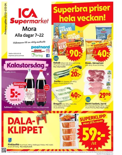 ICA Supermarket-katalog i Oxberg | Våra bästa deals för dig | 2024-11-25 - 2024-12-01