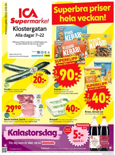 ICA Supermarket-katalog i Västergården | Specialerbjudanden för dig | 2024-11-25 - 2024-12-01