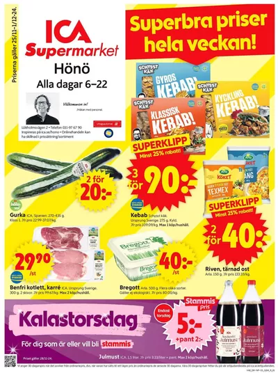 ICA Supermarket-katalog i Bovik | Nya erbjudanden att upptäcka | 2024-11-25 - 2024-12-01