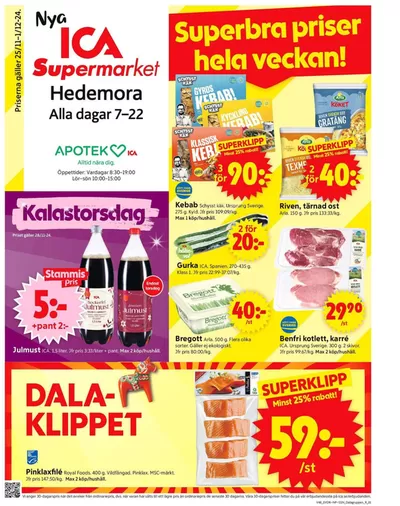 ICA Supermarket-katalog i Arkhyttan | Top-erbjudanden för alla fyndjägare | 2024-11-25 - 2024-12-01