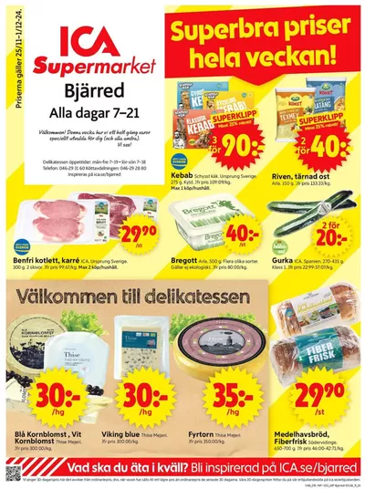 ICA Supermarket-katalog i Hög | Nya erbjudanden att upptäcka | 2024-11-25 - 2024-12-01