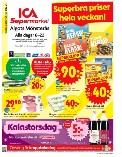 ICA Supermarket-katalog i Pata malm | Fantastiskt erbjudande för fyndjägare | 2024-11-25 - 2024-12-01