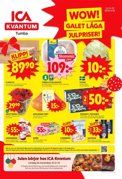 ICA Kvantum-katalog i Lindhov | Spara nu med våra deals | 2024-11-25 - 2024-12-01