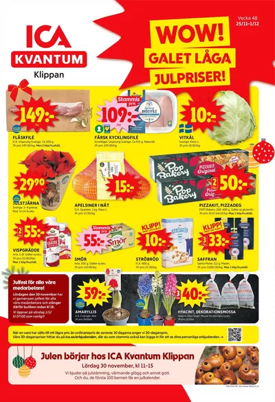 ICA Kvantum-katalog i Hyllstofta | Exklusiva deals för våra kunder | 2024-11-25 - 2024-12-01