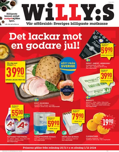 Willys-katalog i Slimminge | Stort urval av erbjudanden | 2024-11-25 - 2024-12-01