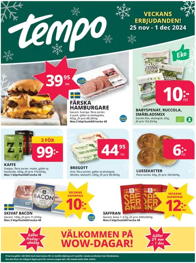 Tempo-katalog i Arkhyttan | Veckans erbjudanden Tempo | 2024-11-25 - 2024-12-09