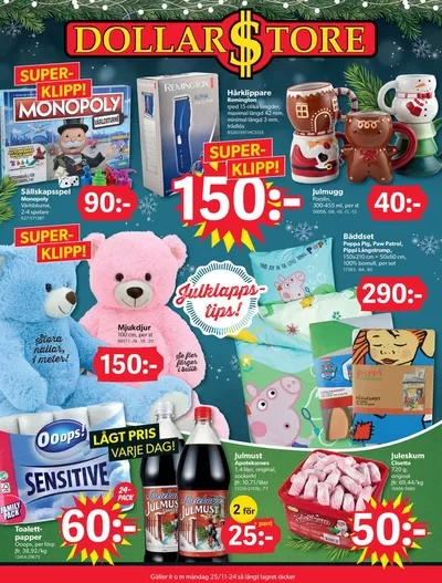 DollarStore-katalog i Hammarlunda | DollarStore Erbjudanden | 2024-11-26 - 2024-12-10