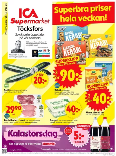 ICA Supermarket-katalog i Hån | Specialerbjudanden för dig | 2024-11-25 - 2024-12-01