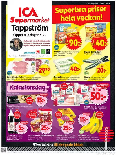 ICA Supermarket-katalog i Slottshagen | Upptäck attraktiva erbjudanden | 2024-11-25 - 2024-12-01