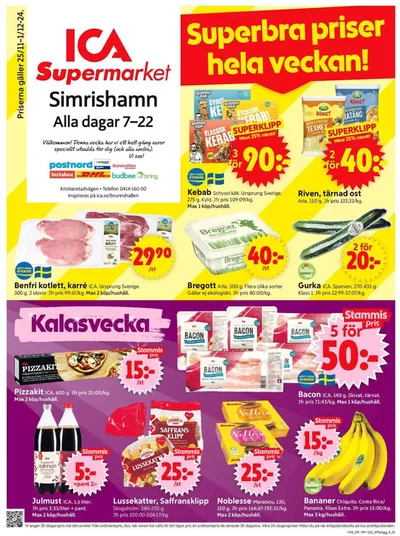 ICA Supermarket-katalog i Örnahusen | Aktuella fynd och erbjudanden | 2024-11-25 - 2024-12-01