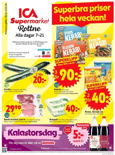 ICA Supermarket-katalog i Lidnäs | Specialerbjudanden för dig | 2024-11-25 - 2024-12-01