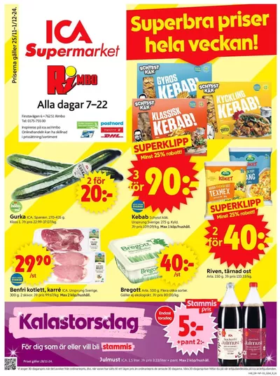 ICA Supermarket-katalog i Sättra (Stockholm) | Exklusiva fynd | 2024-11-25 - 2024-12-01