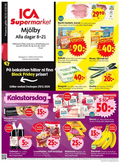 ICA Supermarket-katalog i Västra Harg | Exklusiva deals för våra kunder | 2024-11-25 - 2024-12-01