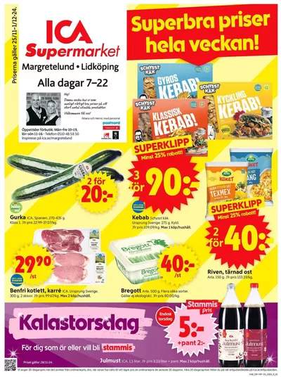 ICA Supermarket-katalog i Österäng | Nya erbjudanden att upptäcka | 2024-11-25 - 2024-12-01