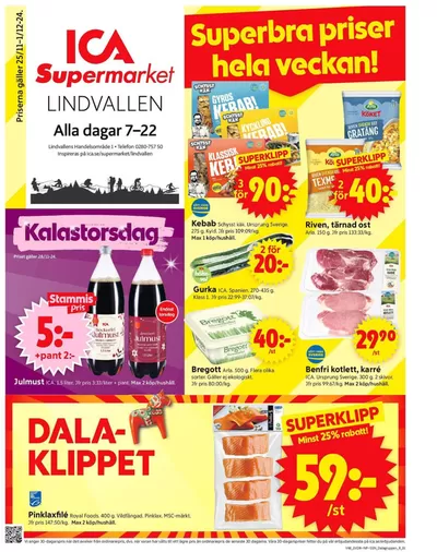 ICA Supermarket-katalog i Brändan | Specialerbjudanden för dig | 2024-11-25 - 2024-12-01