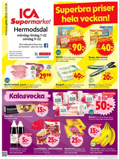 ICA Supermarket-katalog i Lockarp | Attraktiva specialerbjudanden för alla | 2024-11-25 - 2024-12-01