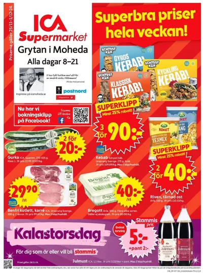 ICA Supermarket-katalog i Lidnäs | Attraktiva specialerbjudanden för alla | 2024-11-25 - 2024-12-01