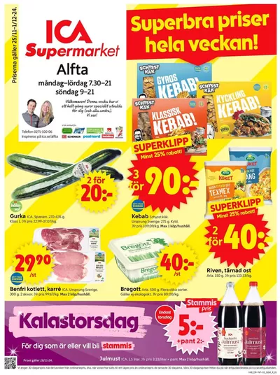 ICA Supermarket-katalog i Storsveden (Ovanåker) | Exklusiva fynd | 2024-11-25 - 2024-12-01