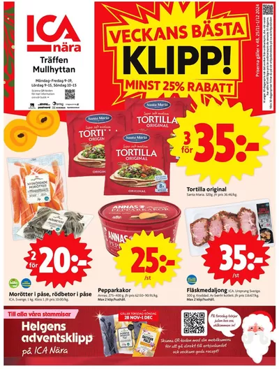 ICA Nära-katalog i Röfors | Top-deals för alla kunder | 2024-11-25 - 2024-12-01