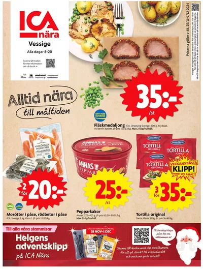 ICA Nära-katalog i Köinge | Exklusiva deals och fynd | 2024-11-25 - 2024-12-01