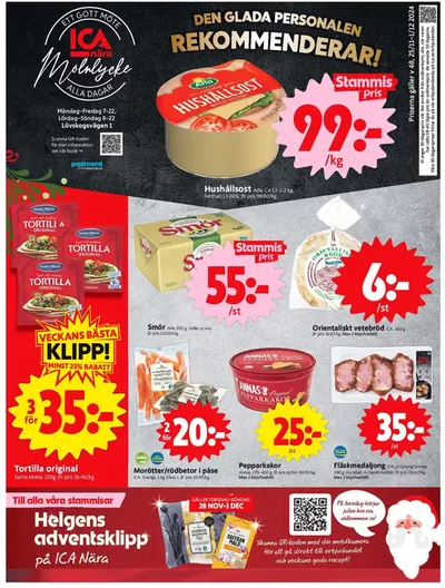 ICA Nära-katalog i Tulebo | Aktuella specialerbjudanden | 2024-11-25 - 2024-12-01