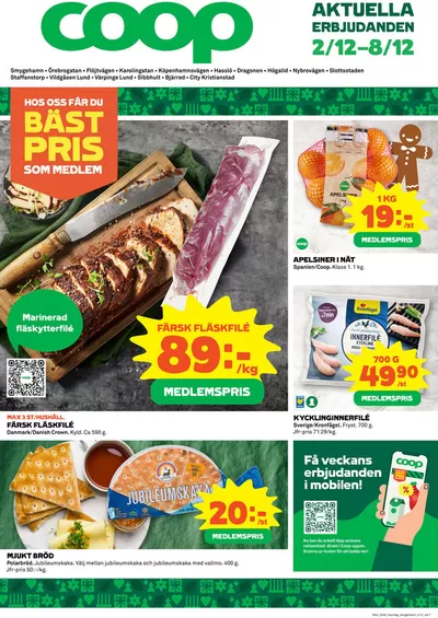 Coop-katalog i Helsingborg | Fantastiskt erbjudande för fyndjägare | 2024-12-02 - 2024-12-08