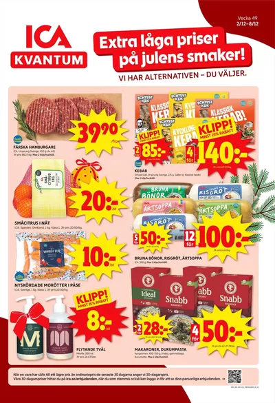 ICA Kvantum-katalog i Sundsvall | Aktuella deals och erbjudanden | 2024-12-01 - 2024-12-15