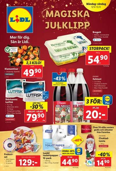 Lidl-katalog i Strängnäs | Top-deals för alla kunder | 2024-12-09 - 2024-12-15