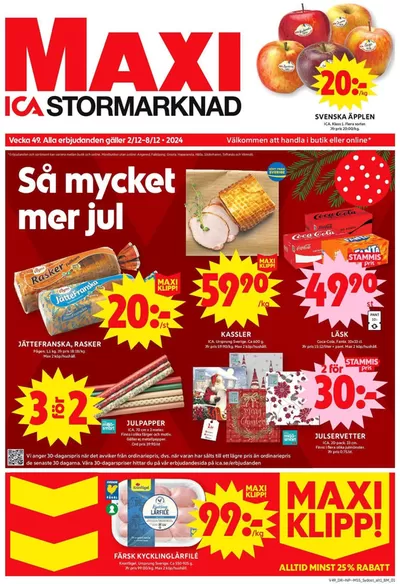 ICA Maxi-katalog i Ljungby (Kronoberg) | Upptäck attraktiva erbjudanden | 2024-12-02 - 2024-12-08