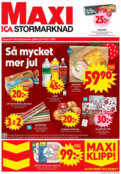 ICA Maxi-katalog i Falköping | Exklusiva deals och fynd | 2024-12-02 - 2024-12-08