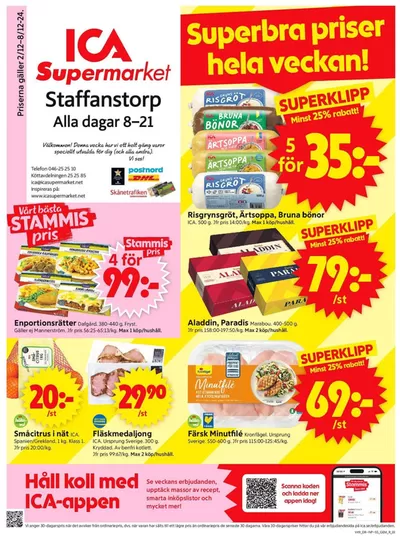 ICA Supermarket-katalog i Malmö | Top-erbjudanden för alla fyndjägare | 2024-12-02 - 2024-12-08