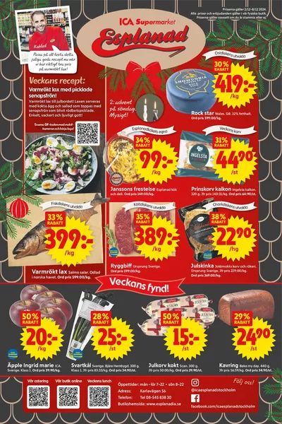 ICA Supermarket-katalog i Stockholm | Fantastiskt erbjudande för fyndjägare | 2024-12-02 - 2024-12-16