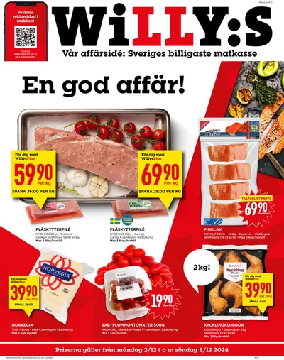 Willys-katalog i Solna | Stort urval av erbjudanden | 2024-12-02 - 2024-12-08