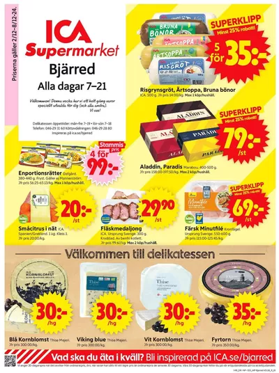 ICA Supermarket-katalog i Malmö | Stort urval av erbjudanden | 2024-12-02 - 2024-12-08