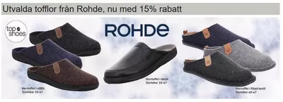 Topshoes-katalog i Täby | Utvalda tofflor från Rohde, nu med 15% rabatt! | 2024-12-11 - 2024-12-25