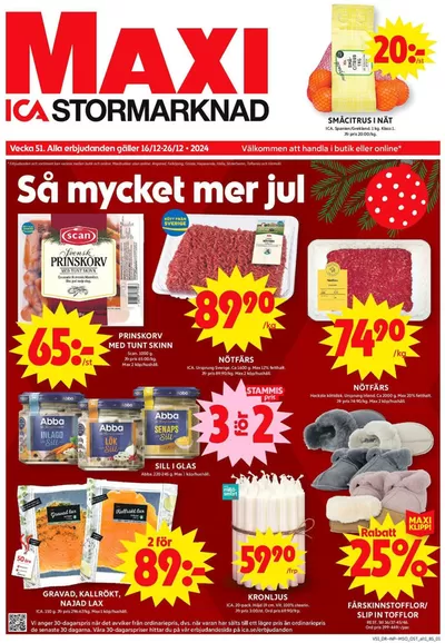 ICA Maxi-katalog | Erbjudanden för fyndjägare | 2024-12-15 - 2024-12-29