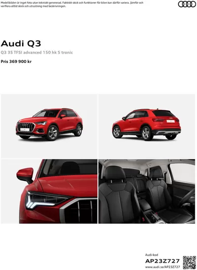 Audi-katalog i Täby | Audi Q3 | 2024-12-16 - 2025-12-16