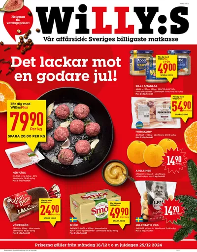 Willys-katalog i Stockholm | Våra bästa deals för dig | 2024-12-16 - 2024-12-22