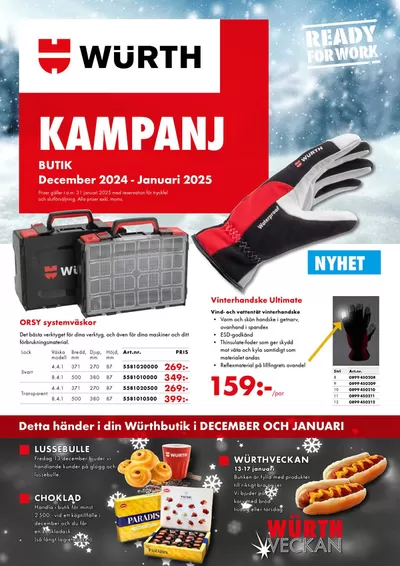 Würth-katalog i Täby | Würth Kampanj! | 2024-12-18 - 2025-01-31