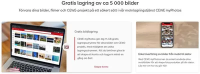 CEWE-katalog i Täby | Gratis lagring av ca 5 000 bilder! | 2024-12-18 - 2024-12-30