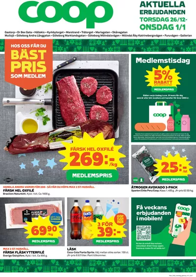 Erbjudanden av Matbutiker i Göteborg | Top-deals för alla kunder de Coop | 2024-12-26 - 2025-01-01