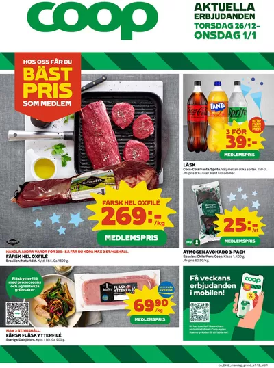 Coop-katalog i Göteborg | Specialerbjudanden för dig | 2024-12-26 - 2025-01-01