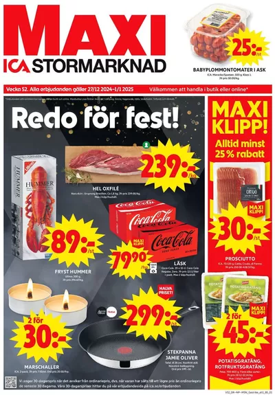 ICA Maxi-katalog i Söderhamn | Aktuella specialerbjudanden | 2024-12-27 - 2025-01-10