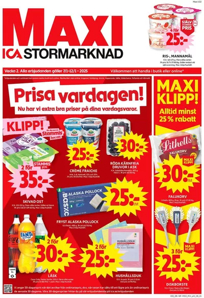 ICA Maxi-katalog i Karlskoga | Upptäck attraktiva erbjudanden | 2025-01-06 - 2025-01-12