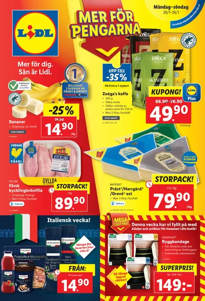 Lidl-katalog | Nationell ERBJUDANDEN VECKA 4 | 2025-01-20 - 2025-01-26