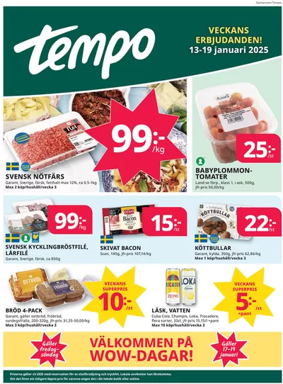 Tempo-katalog | Veckans erbjudanden Tempo | 2025-01-14 - 2025-01-21