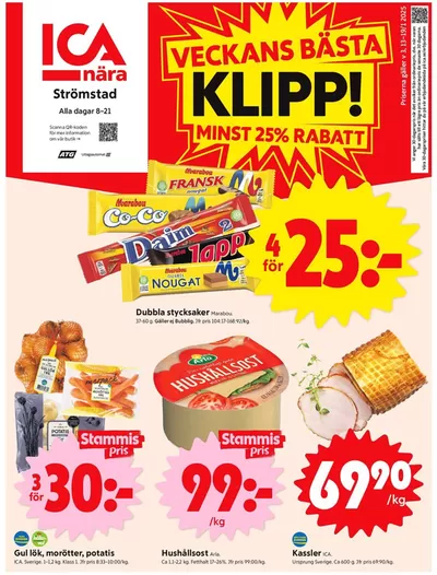 ICA Nära-katalog i Strömstad | Exklusiva deals och fynd | 2025-01-13 - 2025-01-19