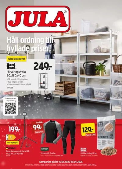 Jula-katalog | kampanjbladet Jula | 2025-01-16 - 2025-01-29