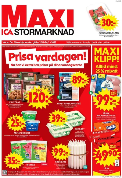 ICA Maxi-katalog i Helsingborg | Aktuella deals och erbjudanden | 2025-01-20 - 2025-01-27